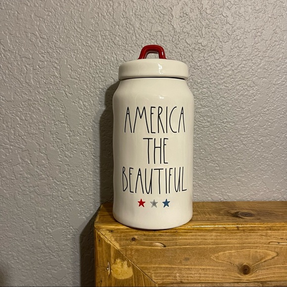Rae Dunn Accents New Rae Dunn America The Beautiful Canister